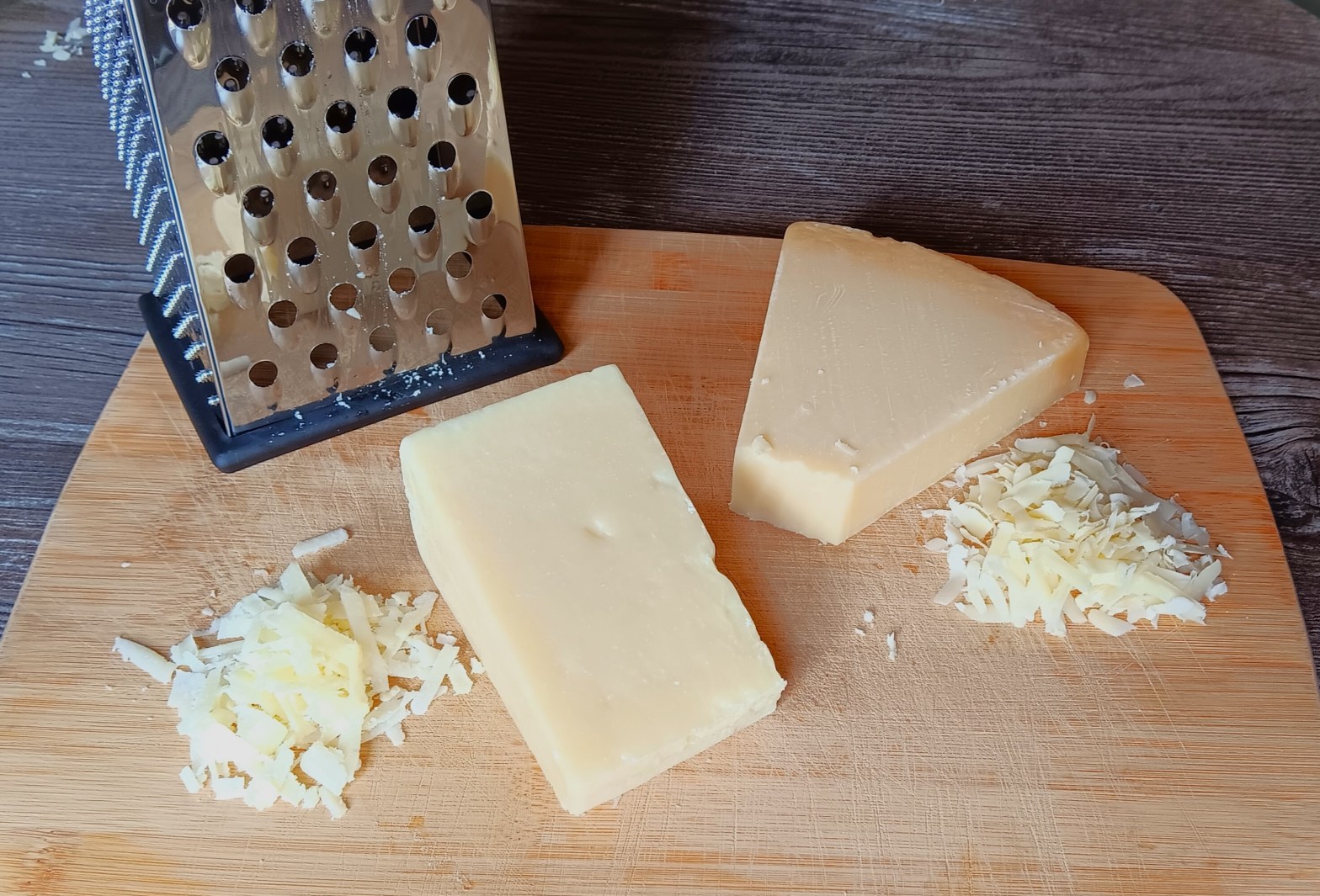 Parmesan and Romano cheese / The Purple Sneaker