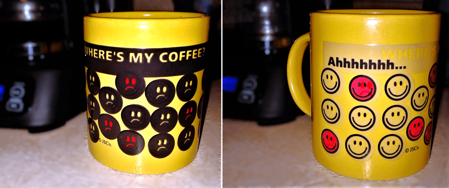 where's my coffee mug before and after